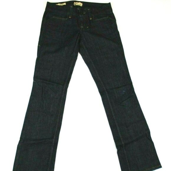 William Rast Jeans Savoy Regular Rise Trouser Denim Rhinestones Women's Size 26 - Picture 6 of 10